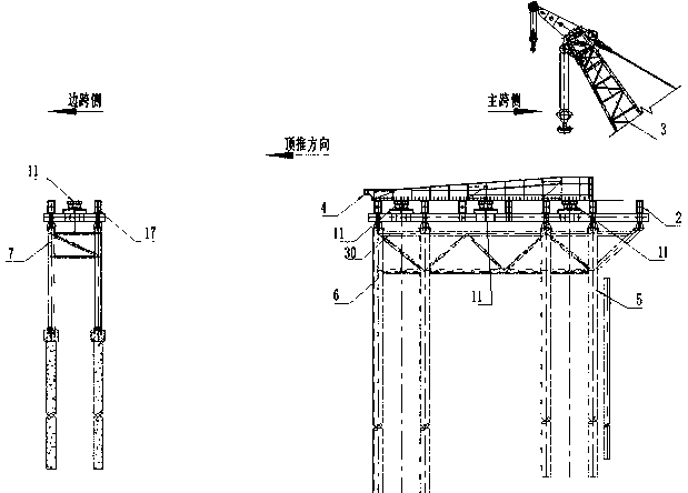 A rapid construction method for a double-tower five-span steel box truss cable-stayed bridge