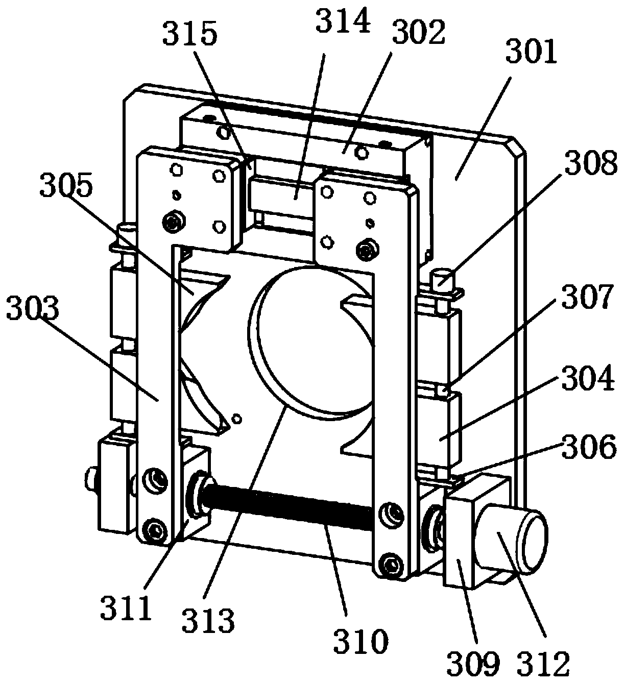 Optical fiber cable high precision wire clamping buckle