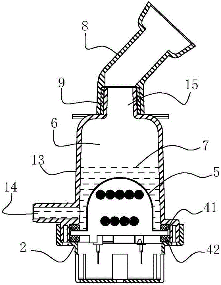 A steam generator for a garment steamer
