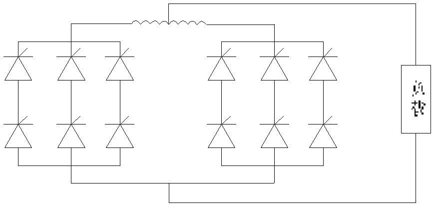 High-power series 12-pulse thyristor rectifier triggering device and method for ship