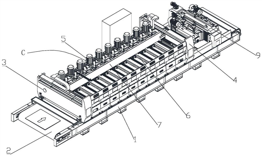 Plate polishing machine