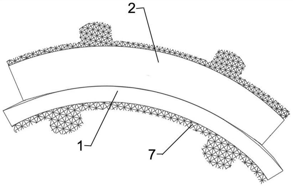 Zirconium-niobium alloy ankle joint prosthesis system containing oxide layer and preparation method thereof