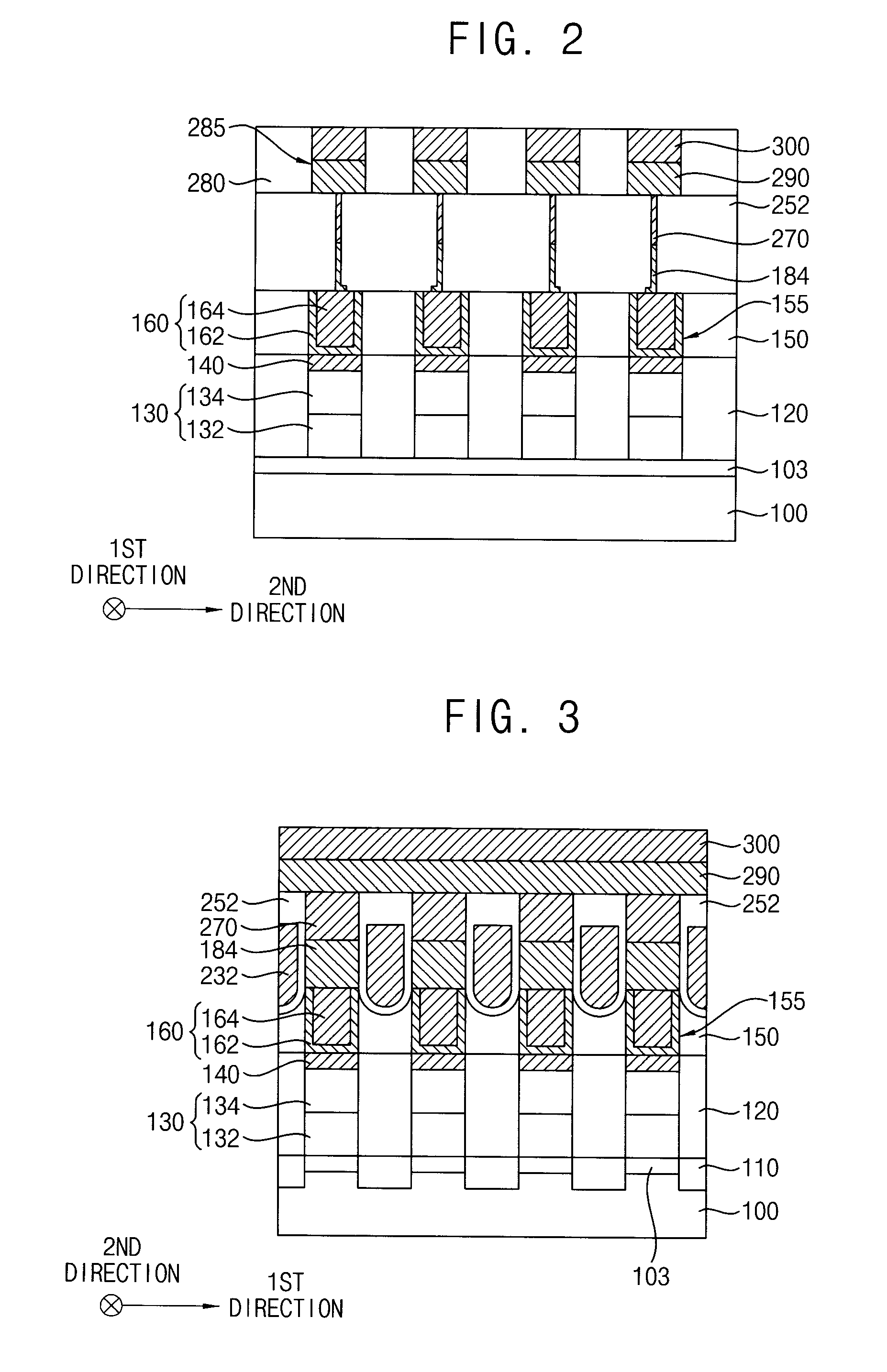 Phase change memory devices and methods of manufacturing the same