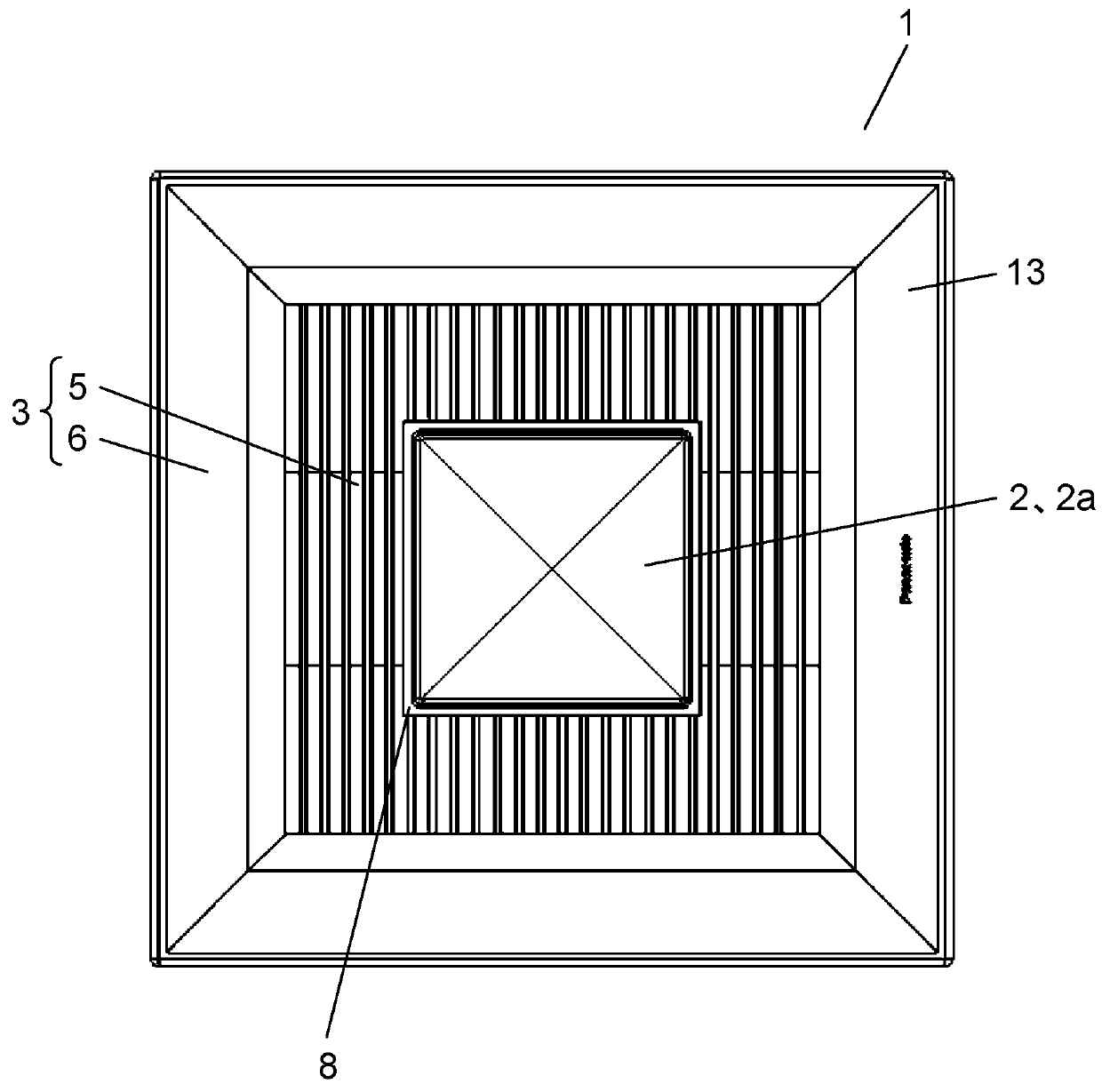 Ventilation grille and ventilation fan