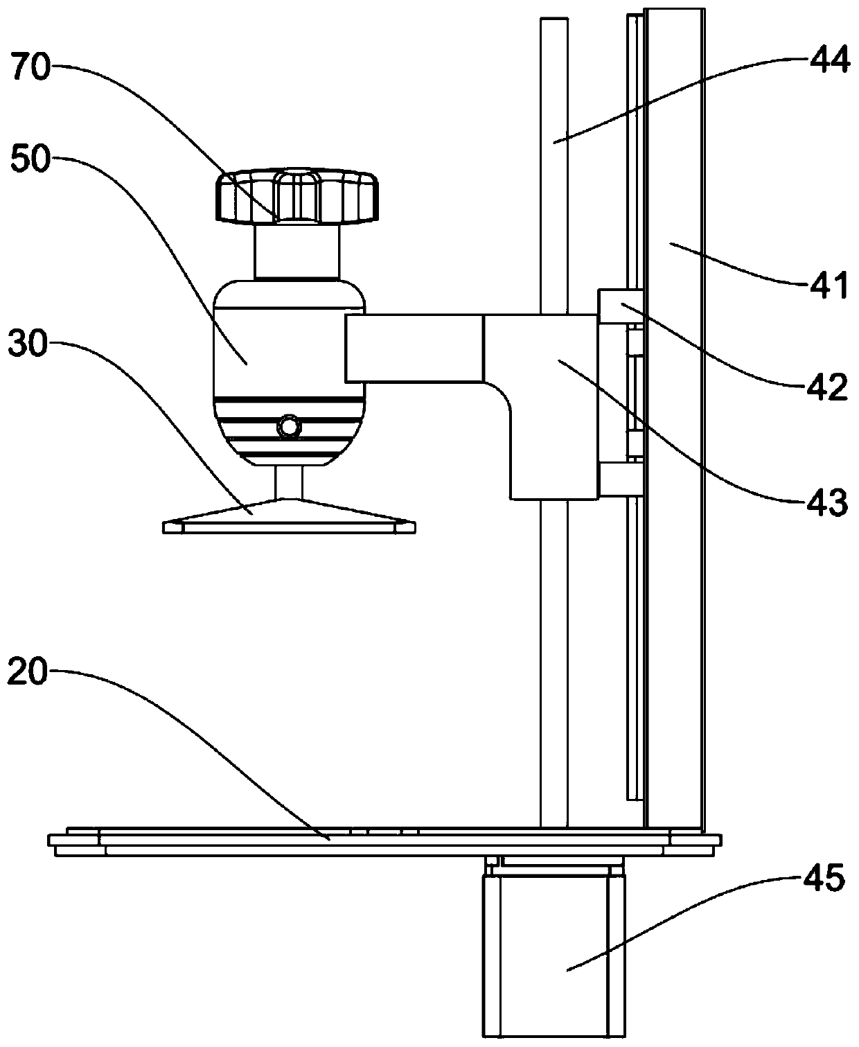 Platform adjustment mechanism of photocuring 3D printer, and photocuring 3D printer