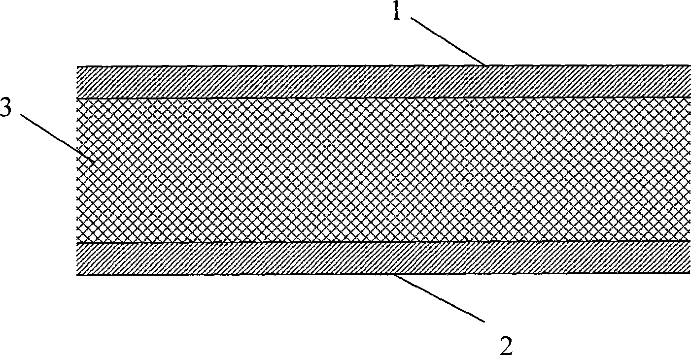 High-intensity low-gramweight embossing casting film and manufacture method thereof