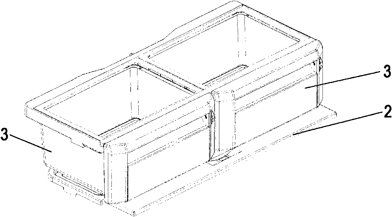 Guide mechanism for storage box of refrigerator