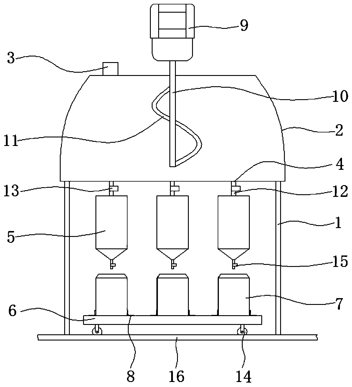 Polyurethane resin filling equipment