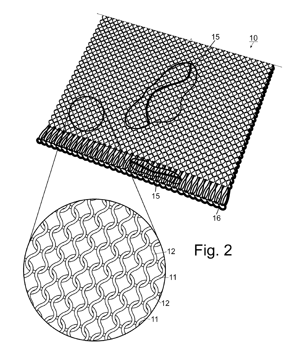 Hemostatic textile