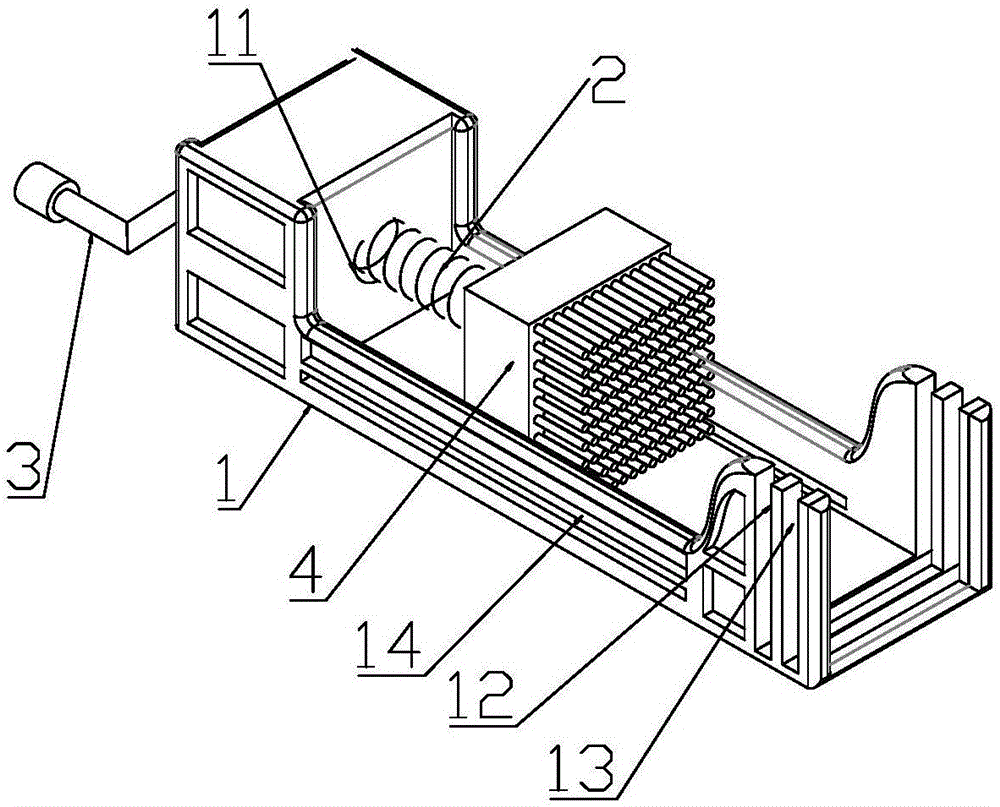 Fruit and vegetable cutting device