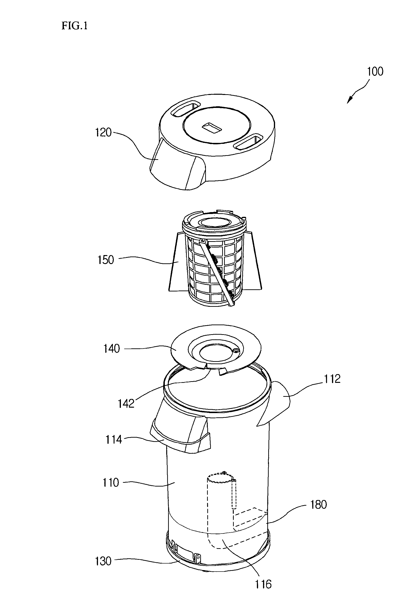 Dust collection unit and vacuum cleaner with the same