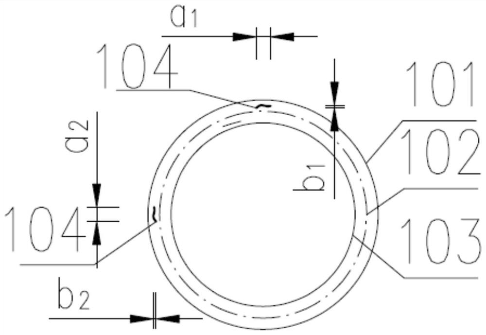 Test method and evaluation method for hydrogen-induced cracking of small-diameter thin-walled pipes