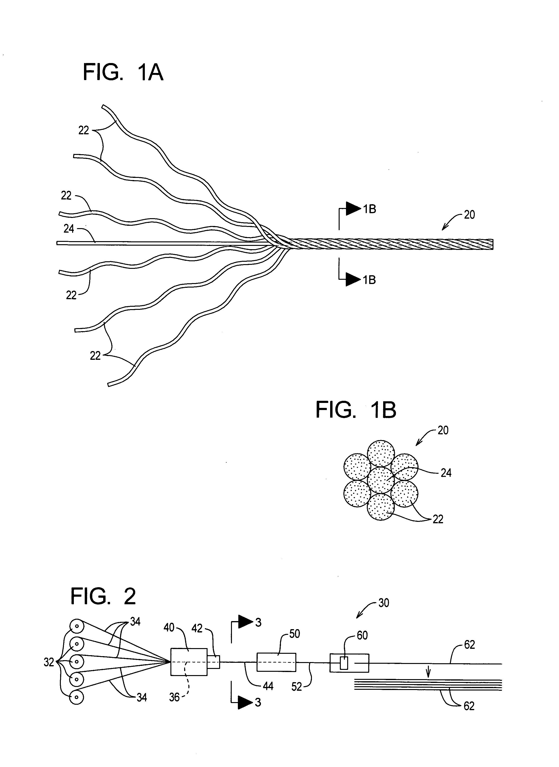 Composite rope structures and systems and methods for making composite rope structures