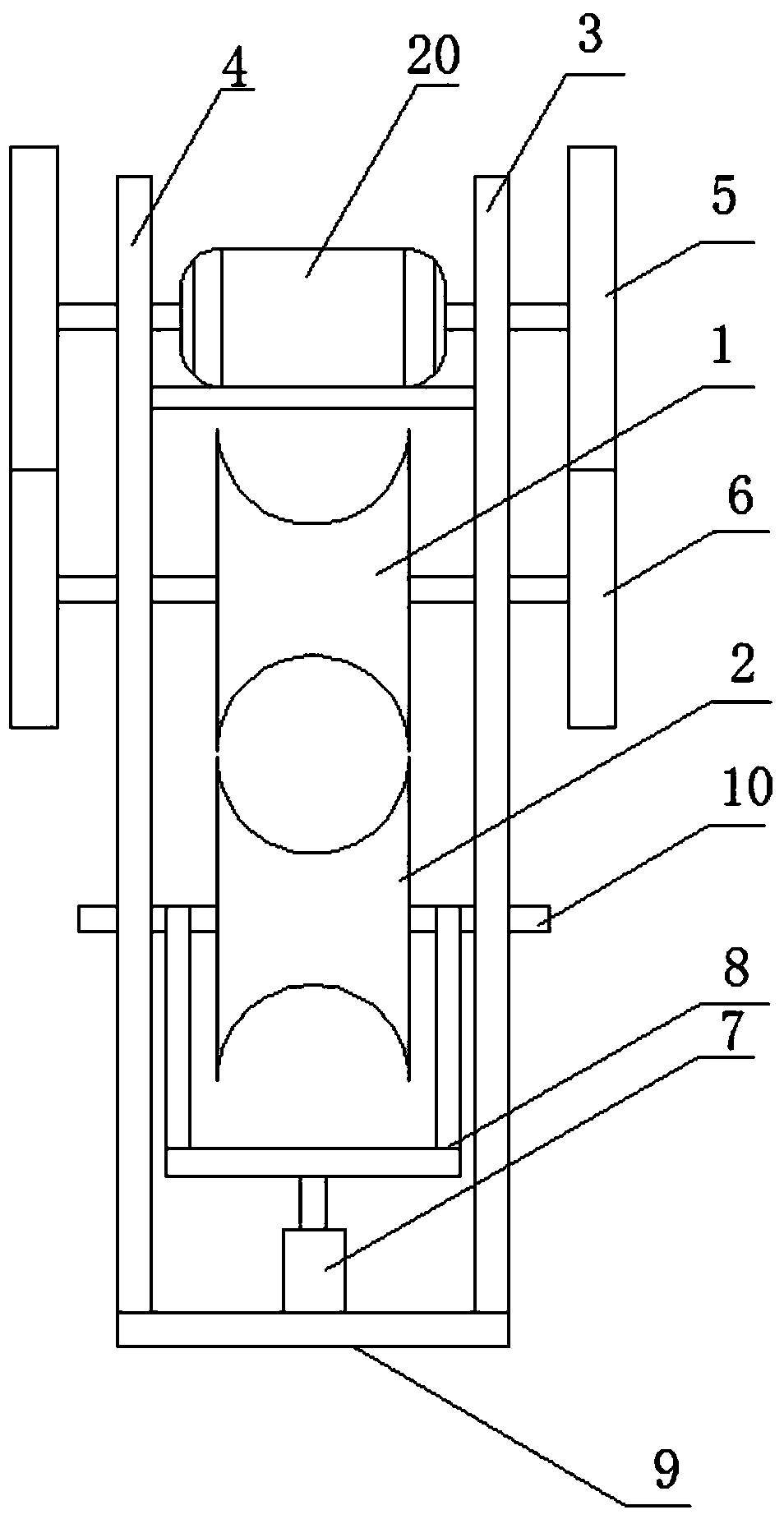 High-voltage wire surface defect detection device