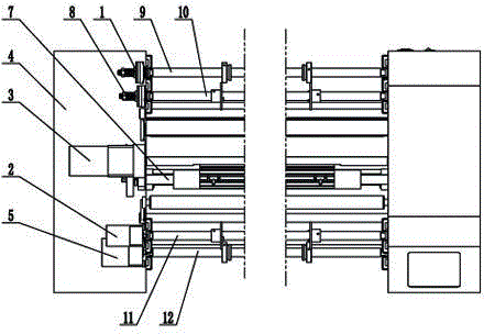 Unfolding mechanism for printing medium of thermal printing machine and unfolding method thereof