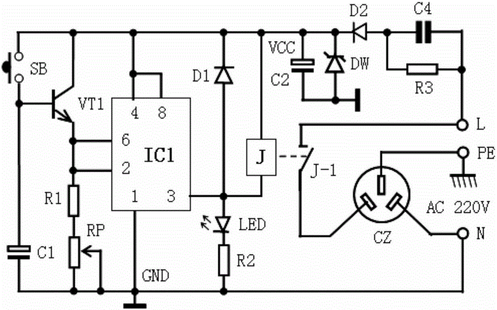 Quick timing controller of mechanical electric water heater