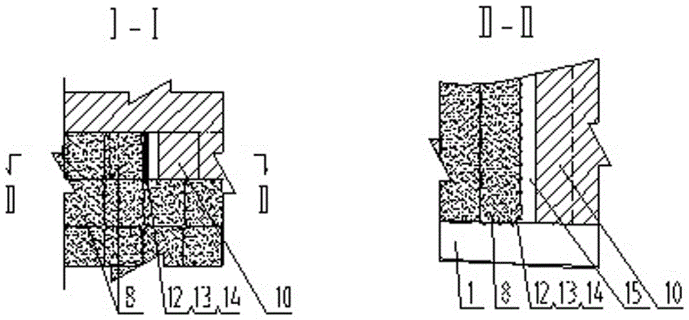 An upward stratified wall bag filling mining method
