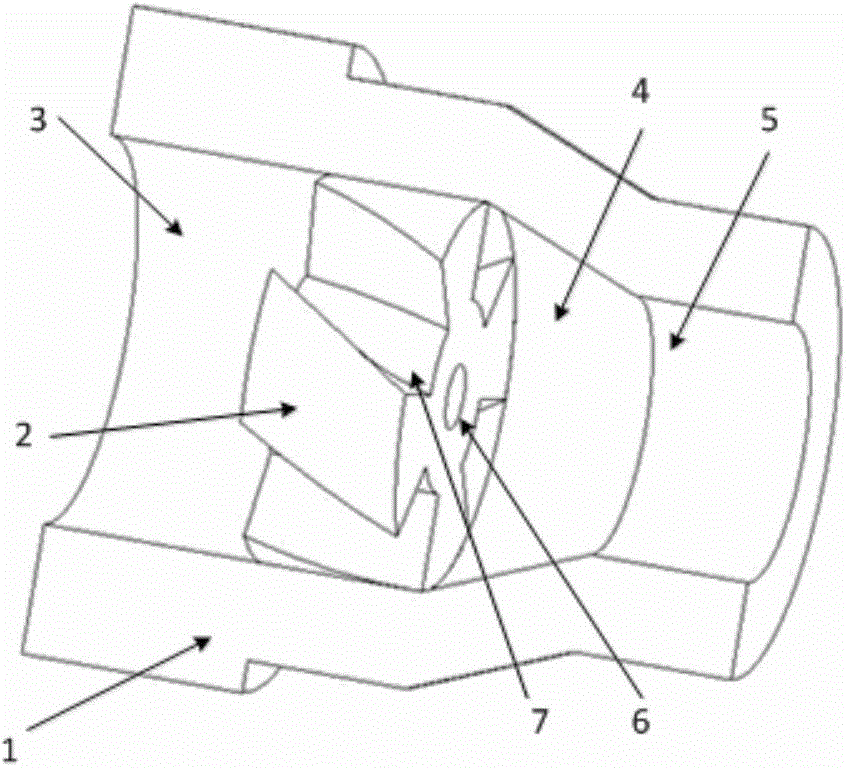 Atomizing device for space spray coating