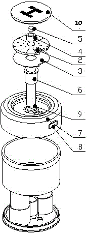 Electronic hookah structure