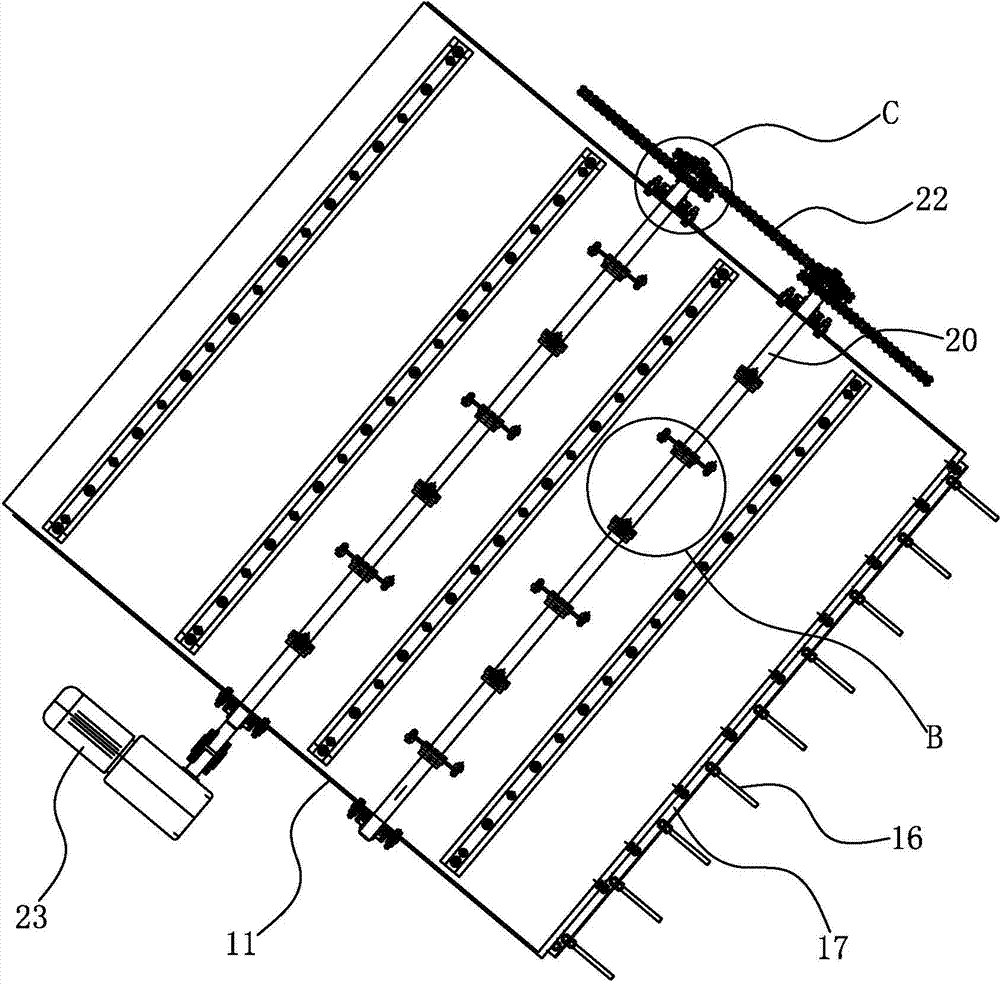 Presorting device for waste disposal