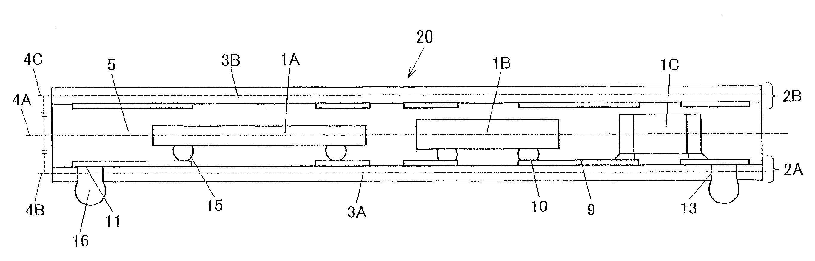 Multi-chip module, manufacturing method thereof, mounting structure of multi-chip module, and manufacturing method of mounting structure