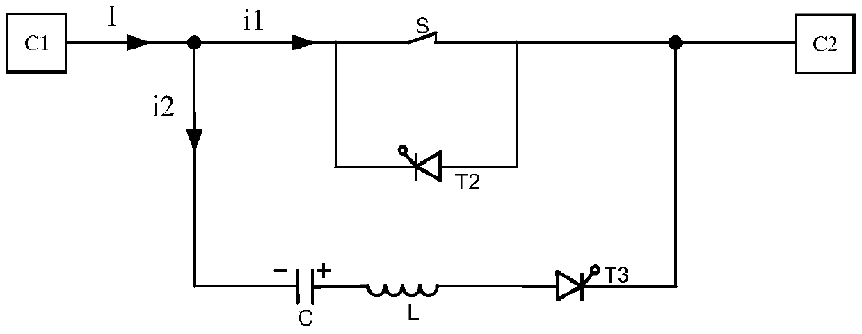 Direct-current circuit breaker with rapid reclosing function