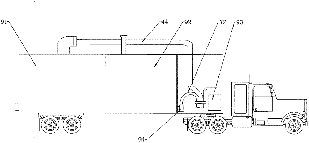 A sewer dredging device