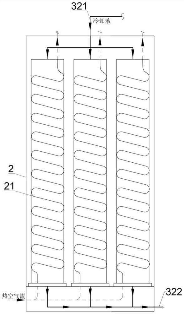 Server cabinet liquid cooling system combined with shell-and-tube heat exchanger and control method of server cabinet liquid cooling system
