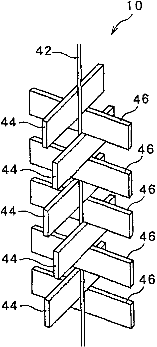 Water treatment device and method for cleaning filtration material layer for water treatment device