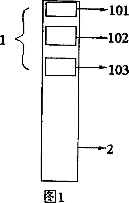 Method for reducing coal-firing boiler NOx discharge and its implementing device