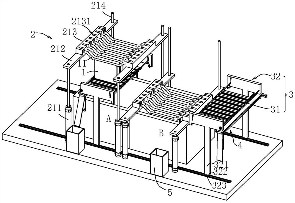 An automatic powder scraping device for electrolytic copper powder