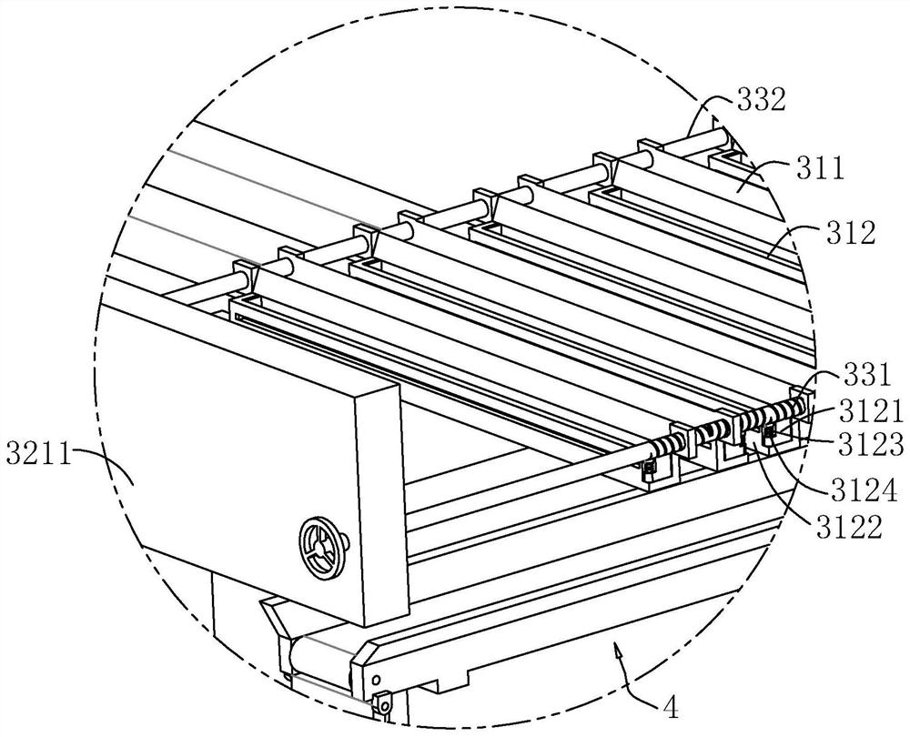 An automatic powder scraping device for electrolytic copper powder