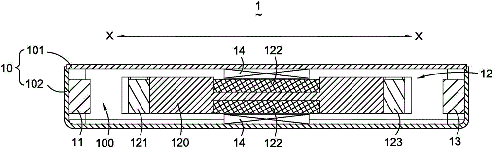 Flat linear vibration motor