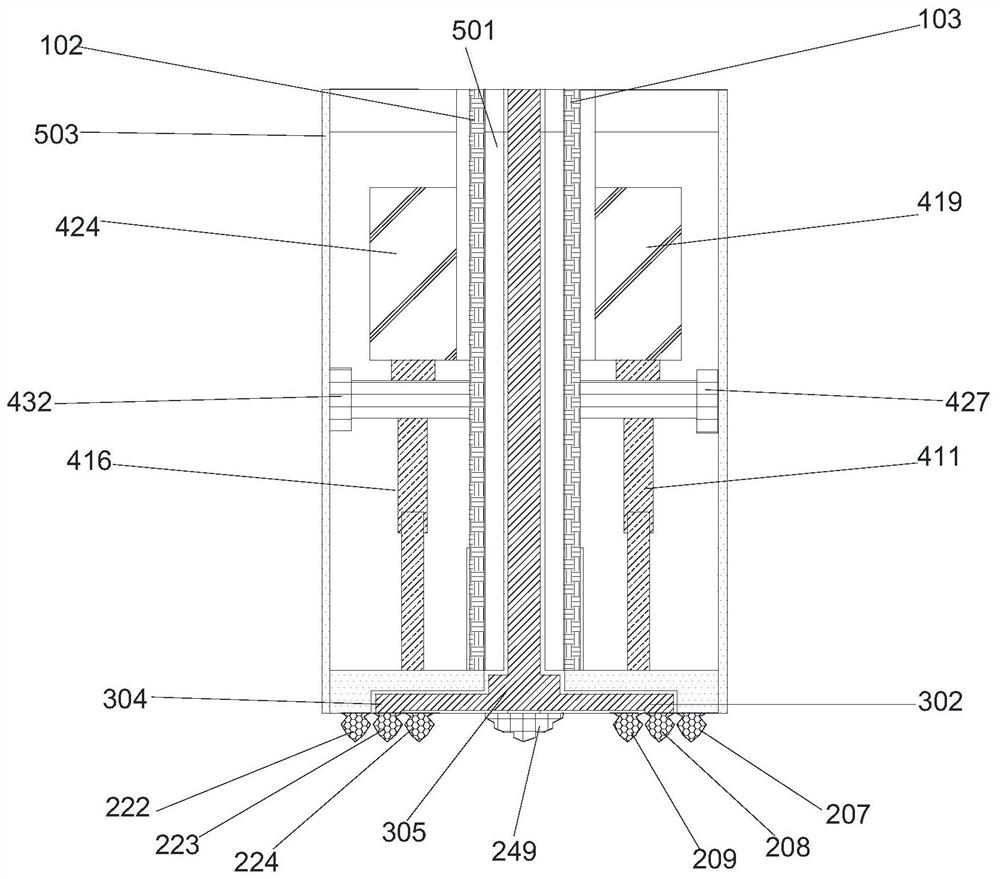 Drilling and cutting method of magnetic conversion type tool change for hard and soft formations