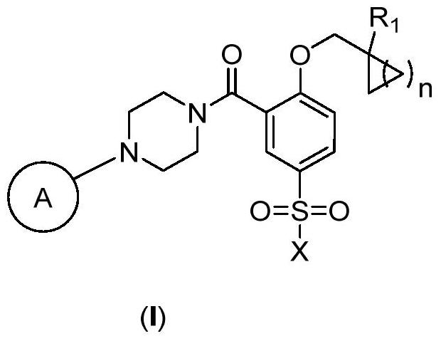 2-Substituted oxy-5-methylsulfonyl phenylpiperazinamide analogues and their preparation method and use