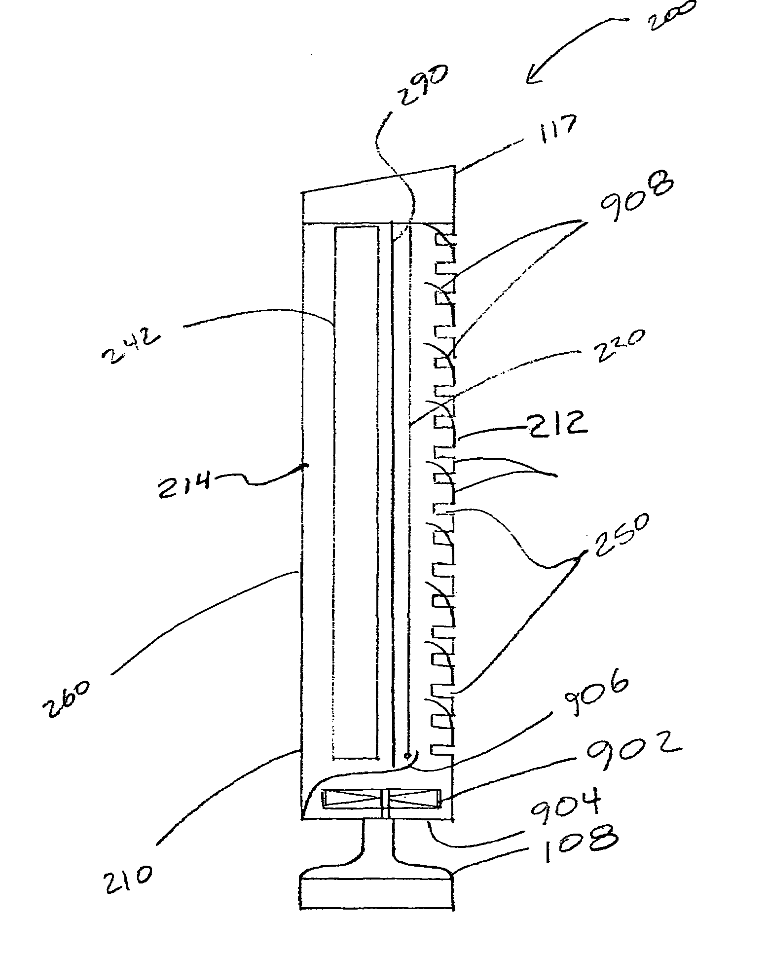 Air treatment apparatus having an electrode extending along an axis which is substantially perpendicular to an air flow path