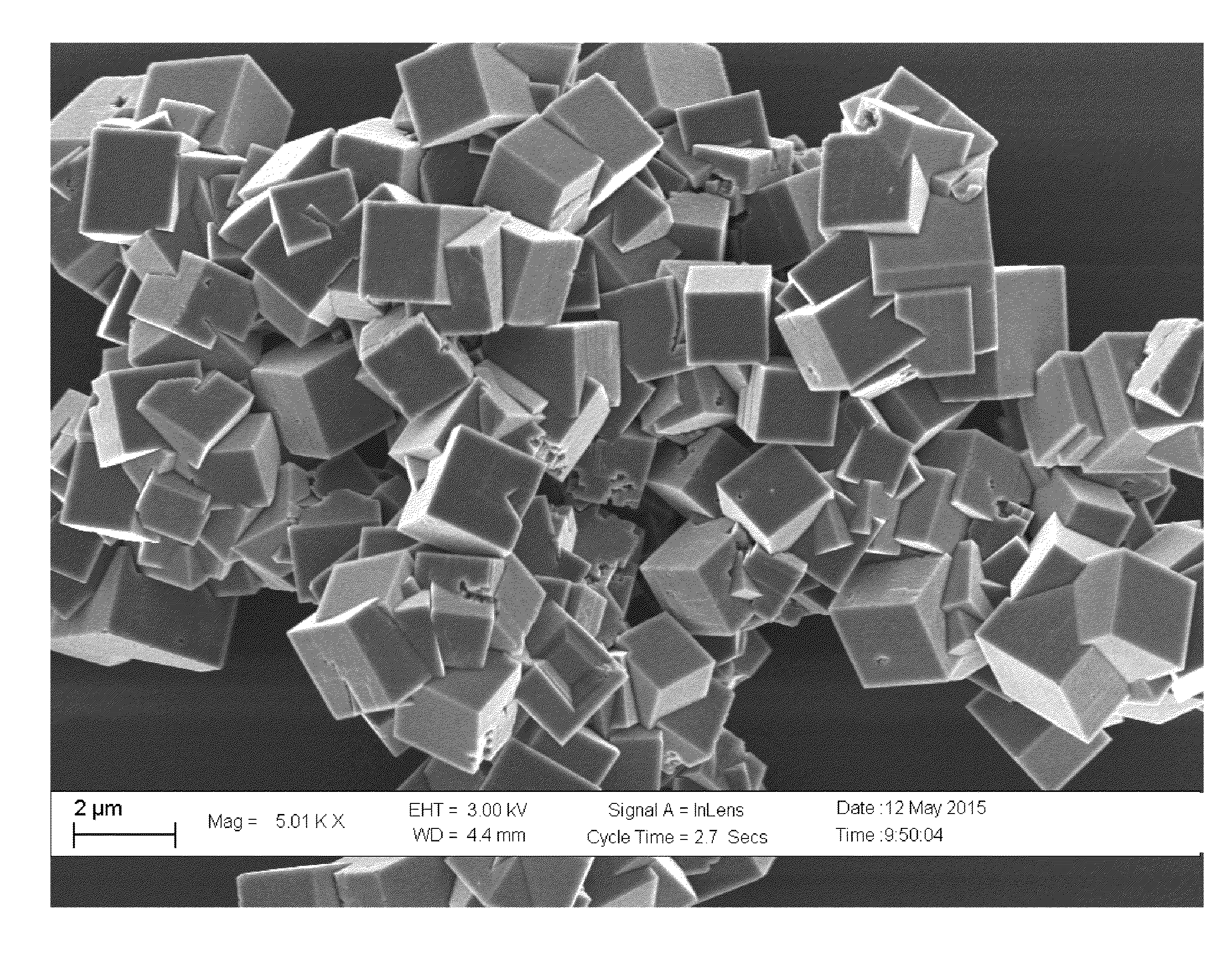 Surface-modified cyanide-based transition metal compounds