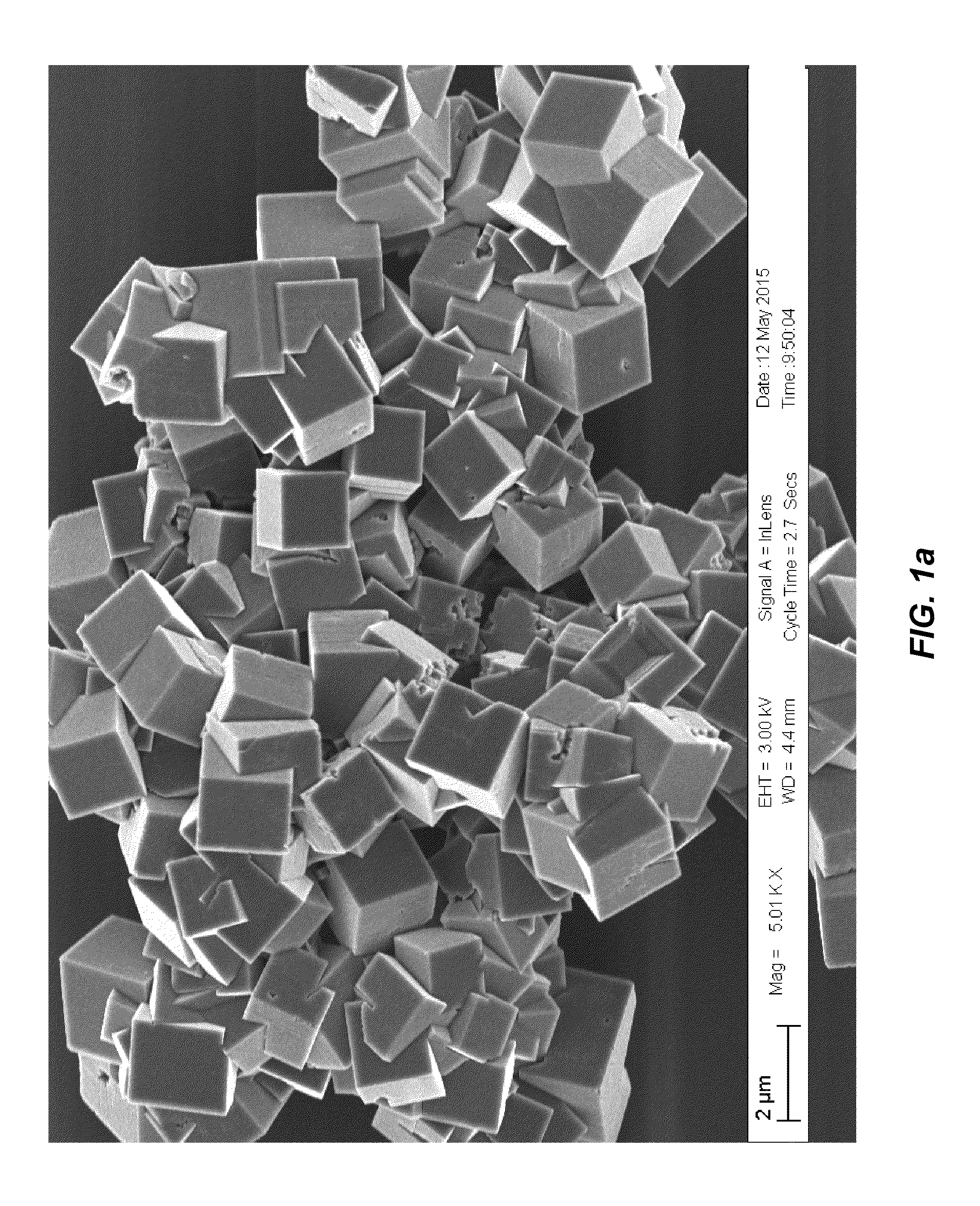 Surface-modified cyanide-based transition metal compounds