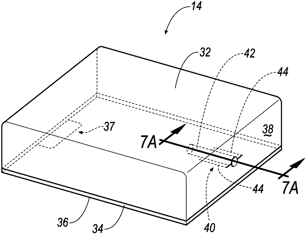 Reversible writing surface for soft armrest applications