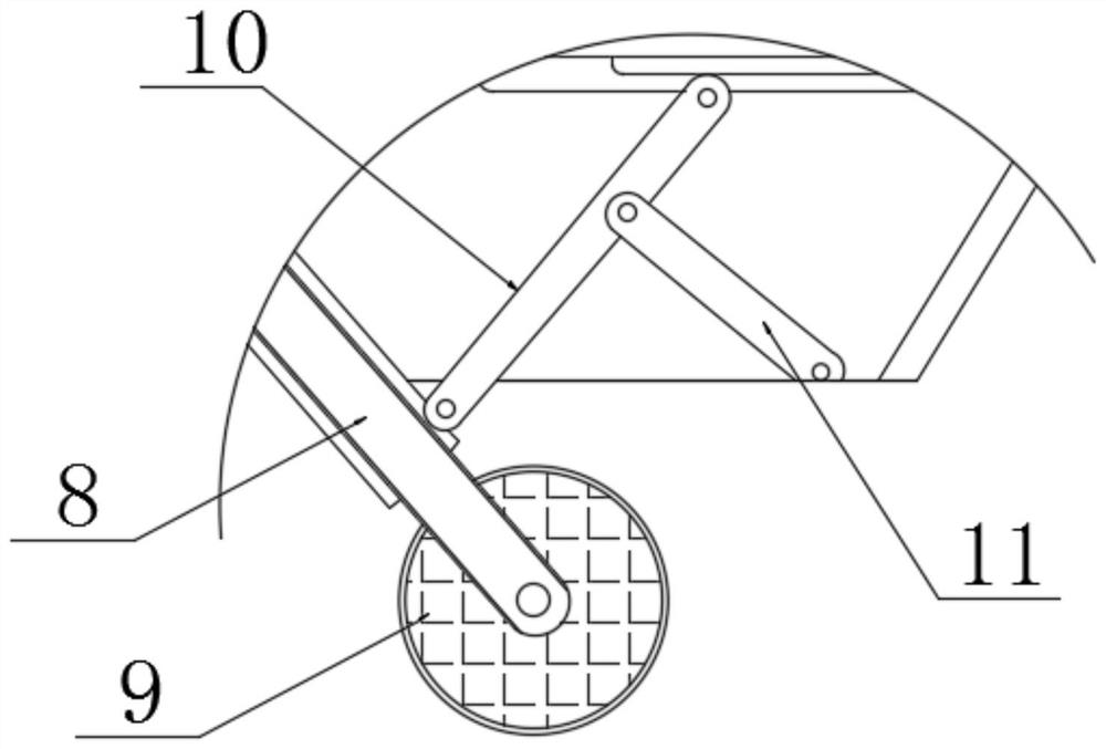 Drying device for cotton fabric processing