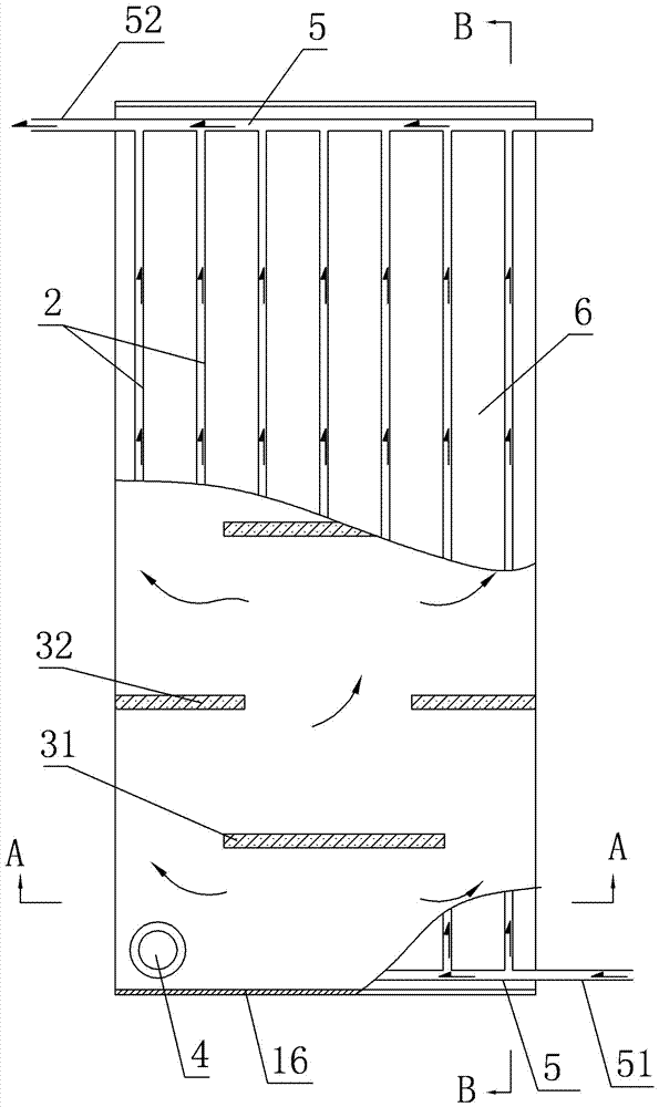 Mixed channel double-effect solar heat collector plate core and heat collector