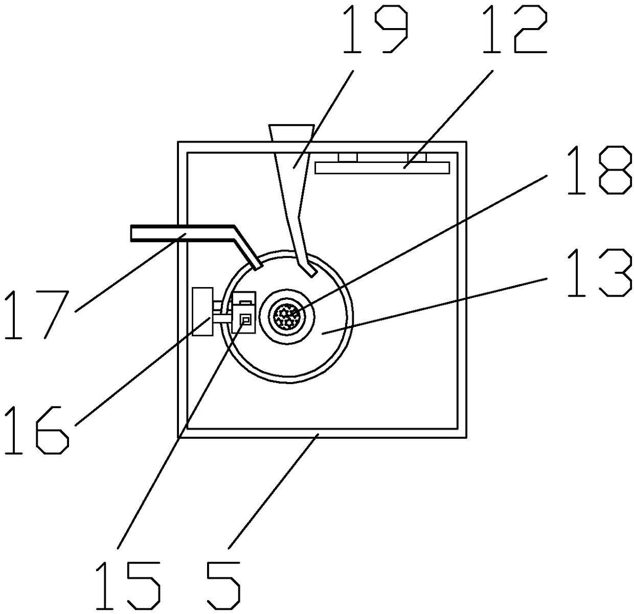 A vibration-reducing optical image screening machine with self-contained air to measure the smoothness of the turntable