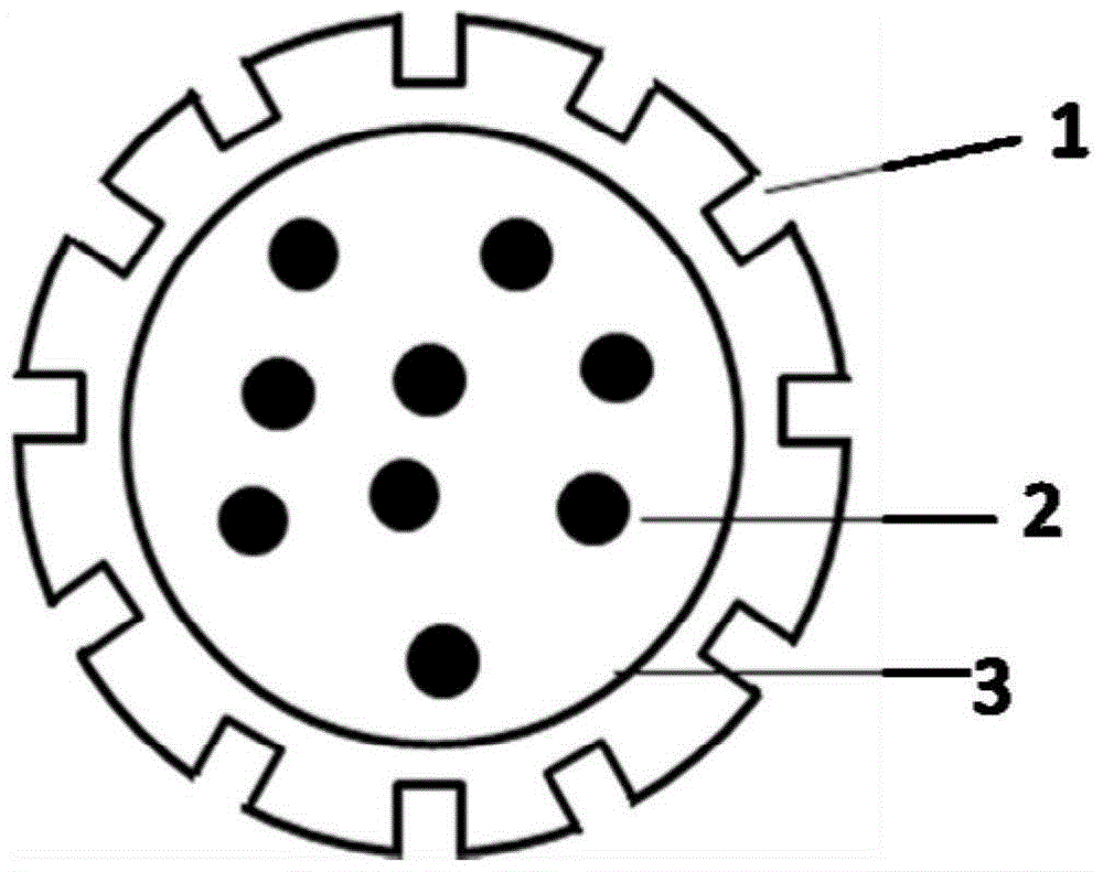 A detachable sample cage for a device for testing the expansion coefficient of explosives