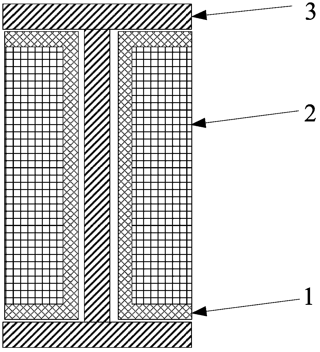 Combined die and its application in molding composite material structure member