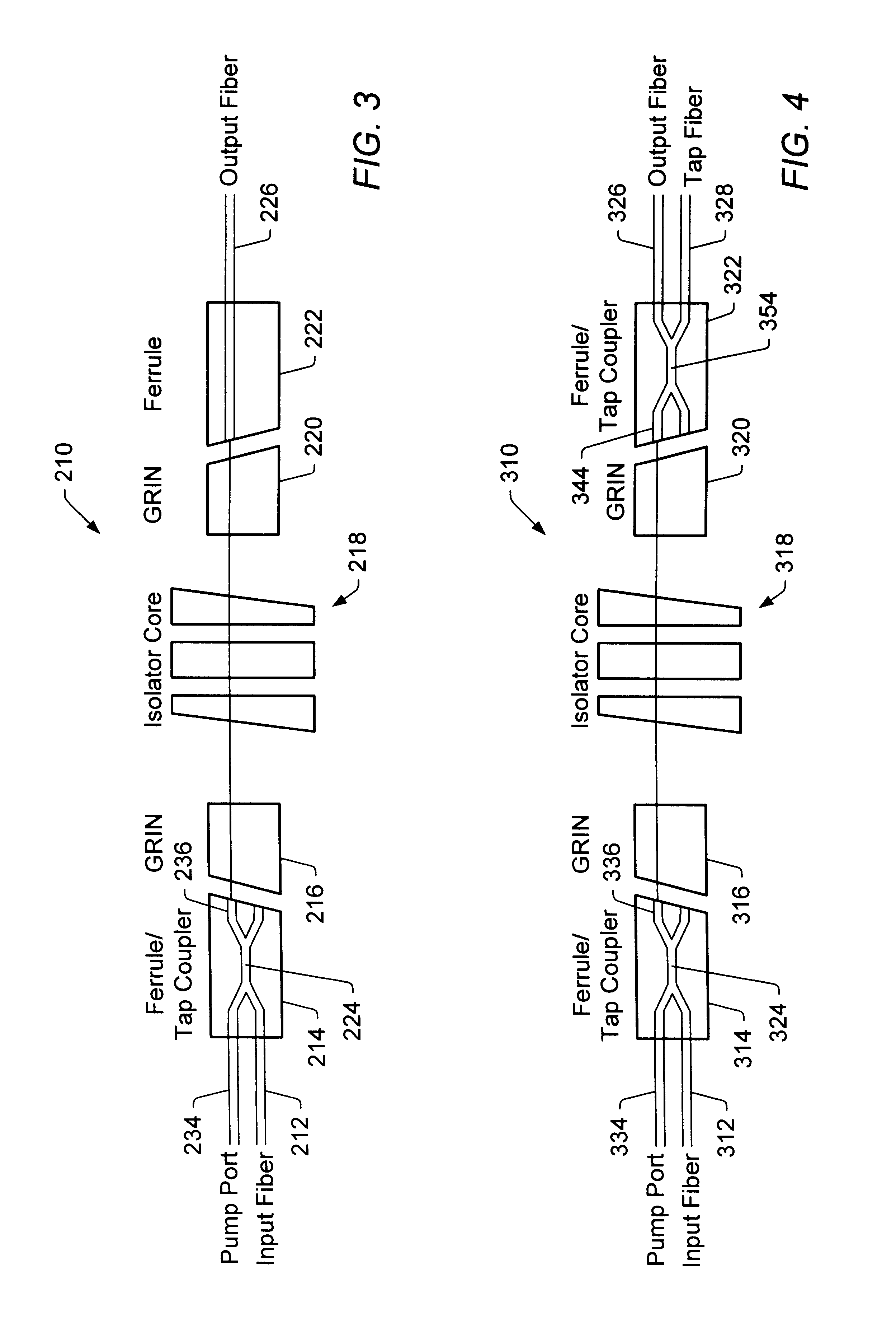 Integrated isolator fused coupler method and apparatus
