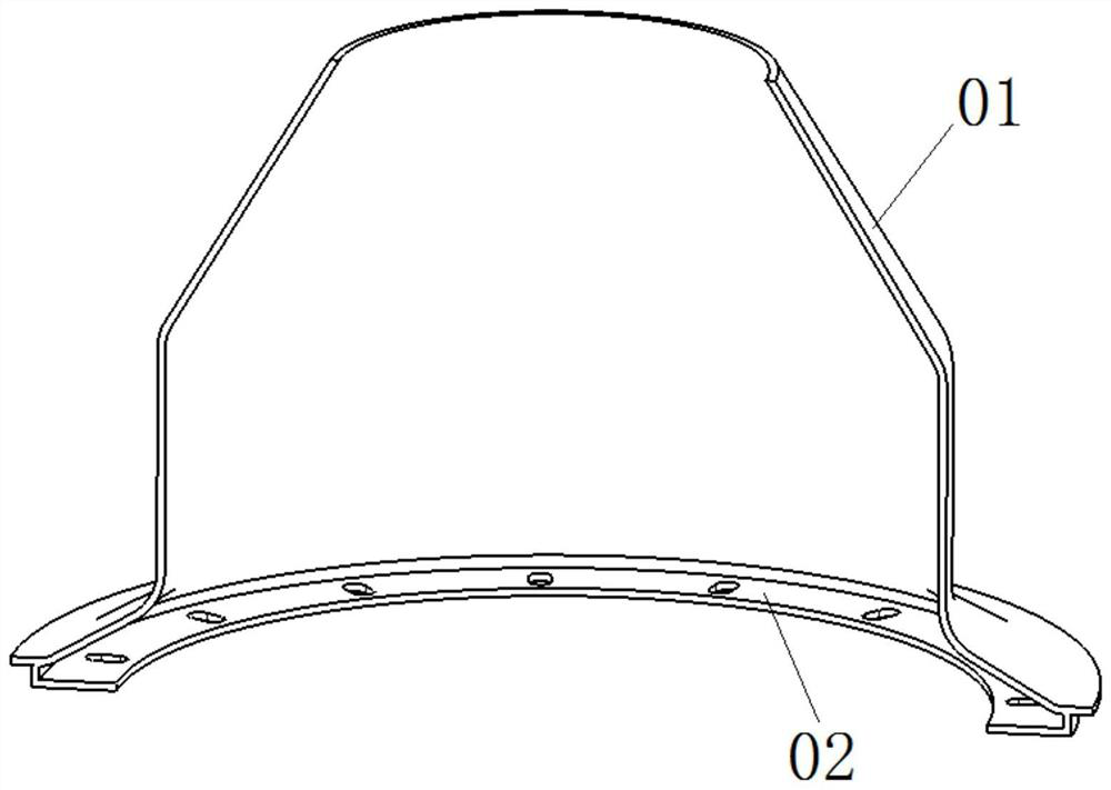 Ceramic matrix composite inner cone and processing method thereof