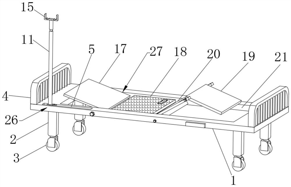 Intelligent multifunctional nursing bed for operating room and use method