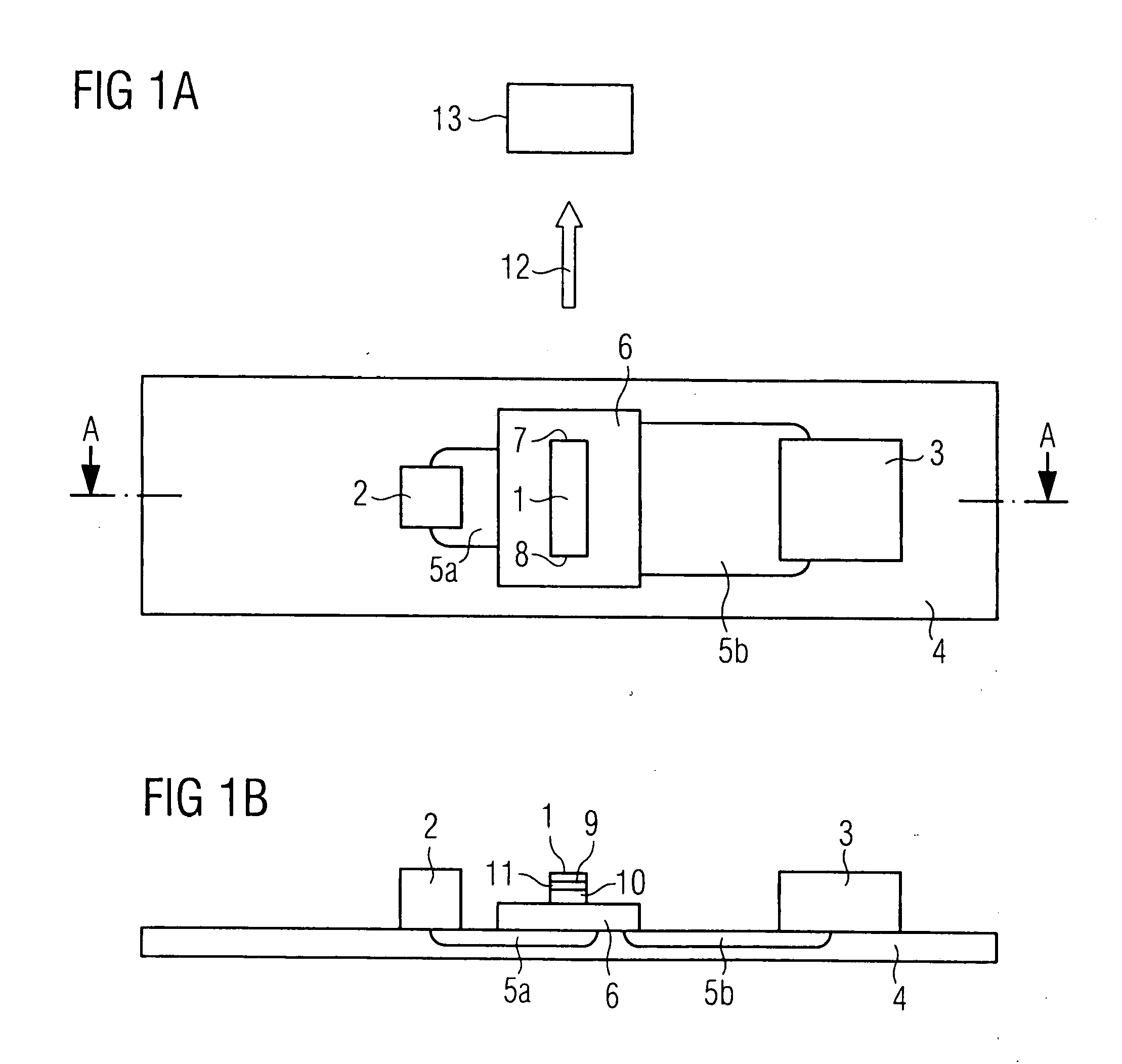 Device with a radiation-emitting semiconductor component and procedure for the temperature stabilization of a radiation-emitting semiconductor component