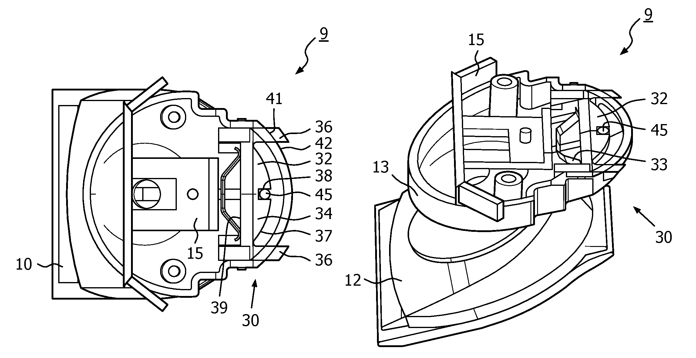 Device for trimming hair