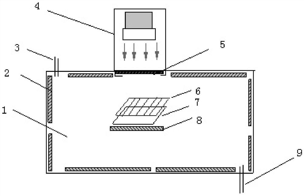 A method and device for growing microcrystalline silicon on the surface of a solar cell substrate